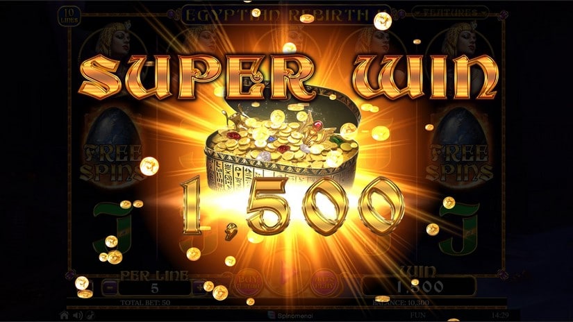 Egyptian Rebirth II slot screen 8