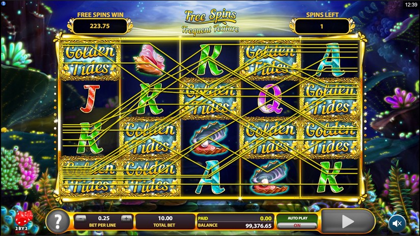 Golden Tides slot screen 5