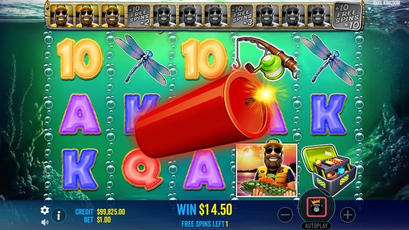888 Big Bass Bonanza slot screen 5