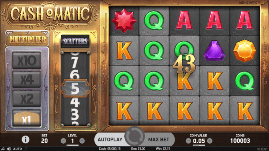 Cash-O-Matic slot screen 2
