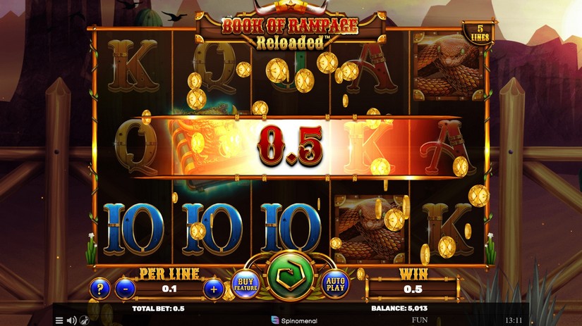 Book Of Rampage Reloaded slot screen 2