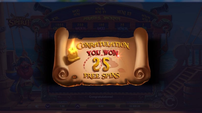 Pirate Spirit slot screen 2