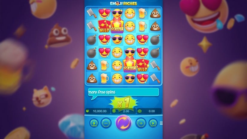 Emoji Riches slot screen 1