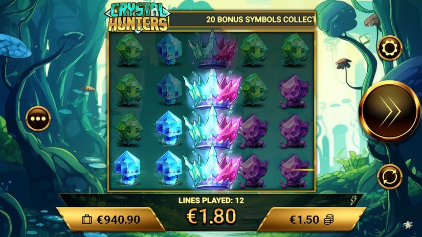 Crystal Hunters slot screen 5