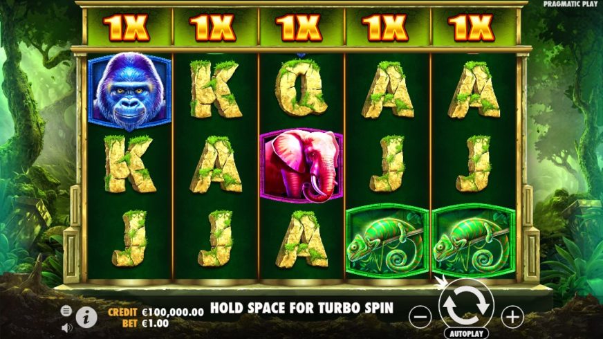 Jungle Gorilla slot screen 1