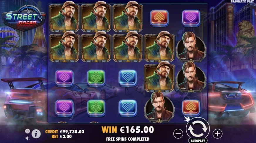 Street Racer slot screen 5