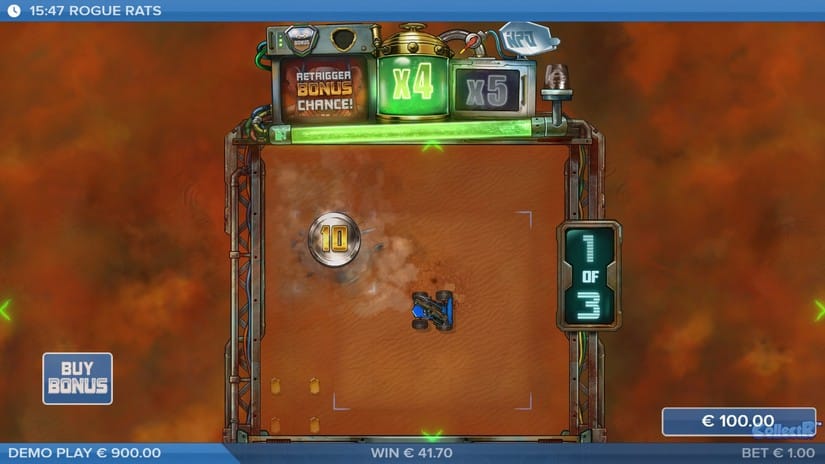 Rogue Rats of Nitropolis slot screen 7