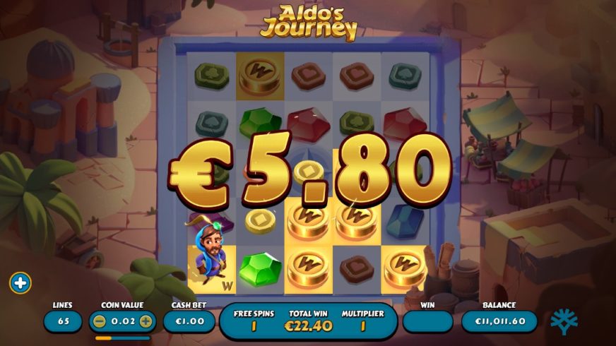 Aldo’s Journey slot screen 6