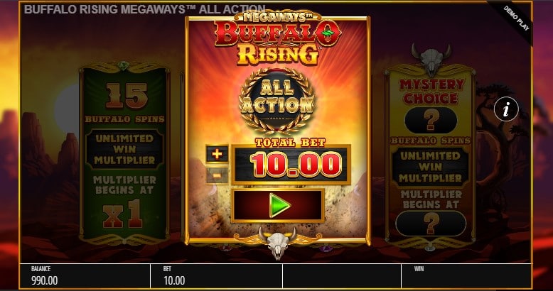 Buffalo Rising Megaways All Action slot screen 1