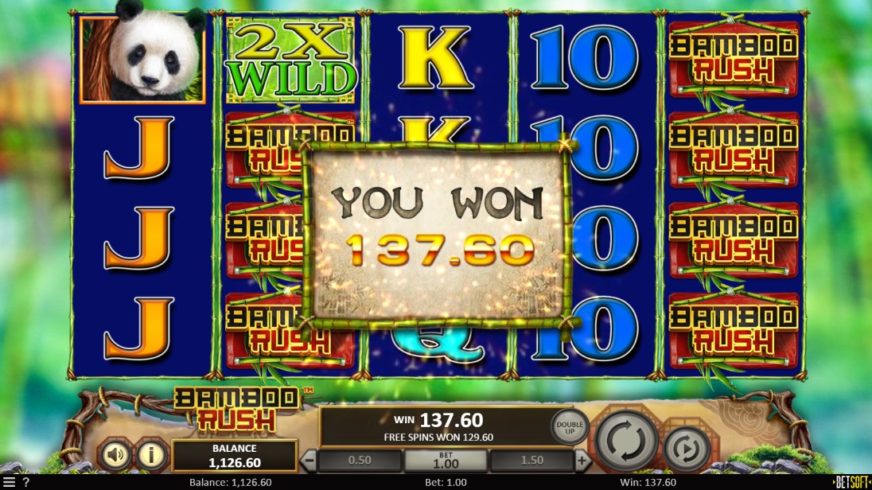 Bamboo Rush slot screen 4