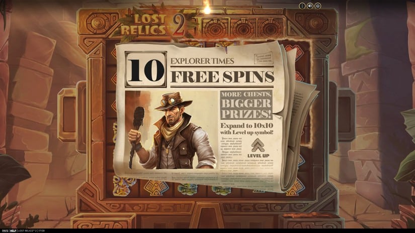 Lost Relics 2 slot screen 6