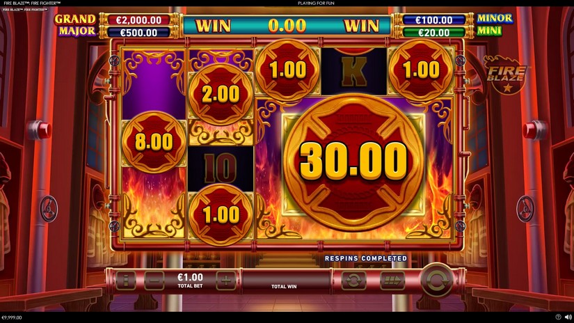 Fire Blaze Fire Fighter slot screen 6