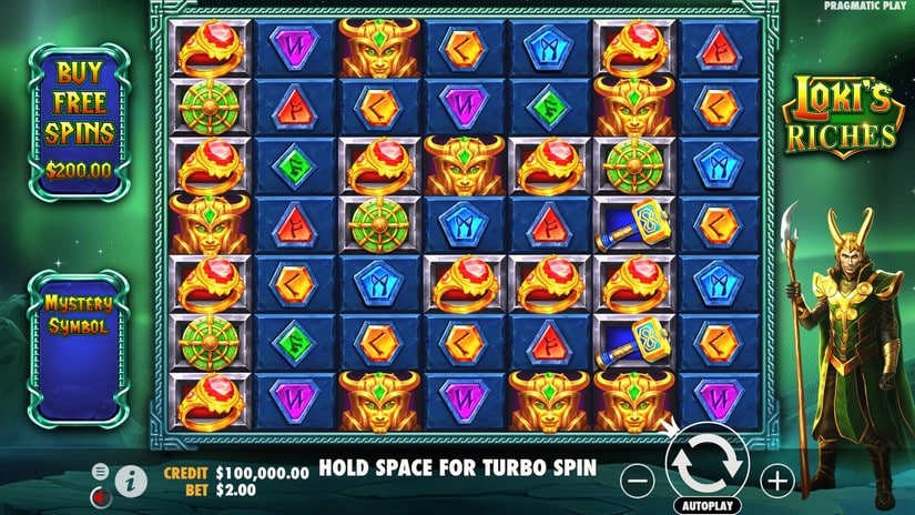 Loki’s Riches slot screen 1