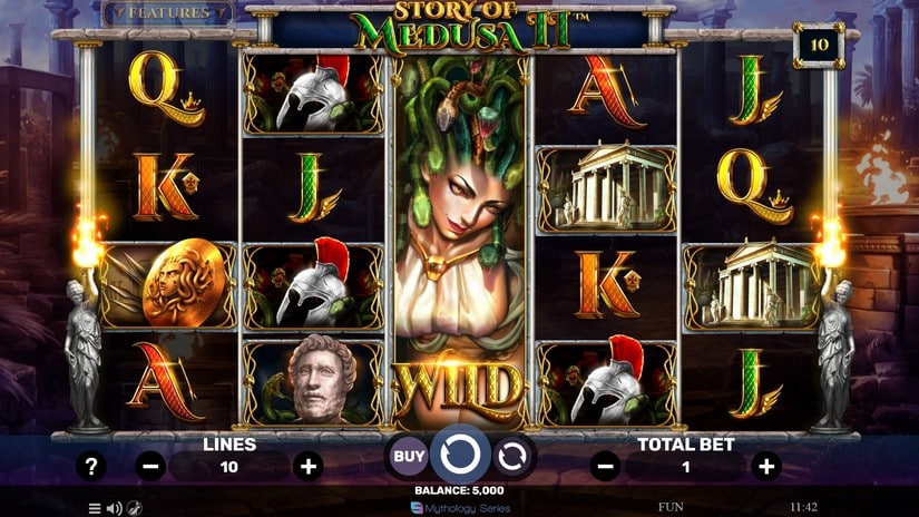 Story of Medusa II slot screen 1