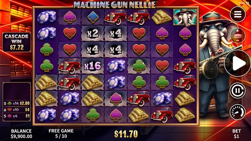 Machine Gun Nellie slot screen 5