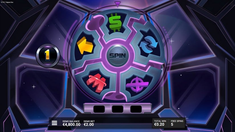 Space Zoo slot screen 3