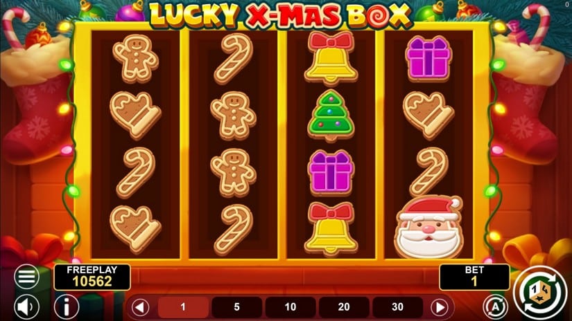 Lucky Xmas Box slot screen 1