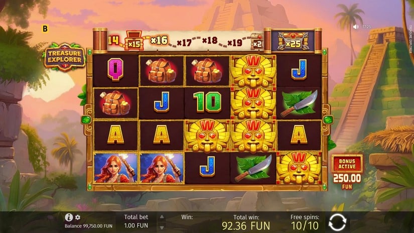 Treasure Explorer slot screen 6