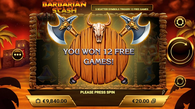 Barbarian Stash slot screen 3