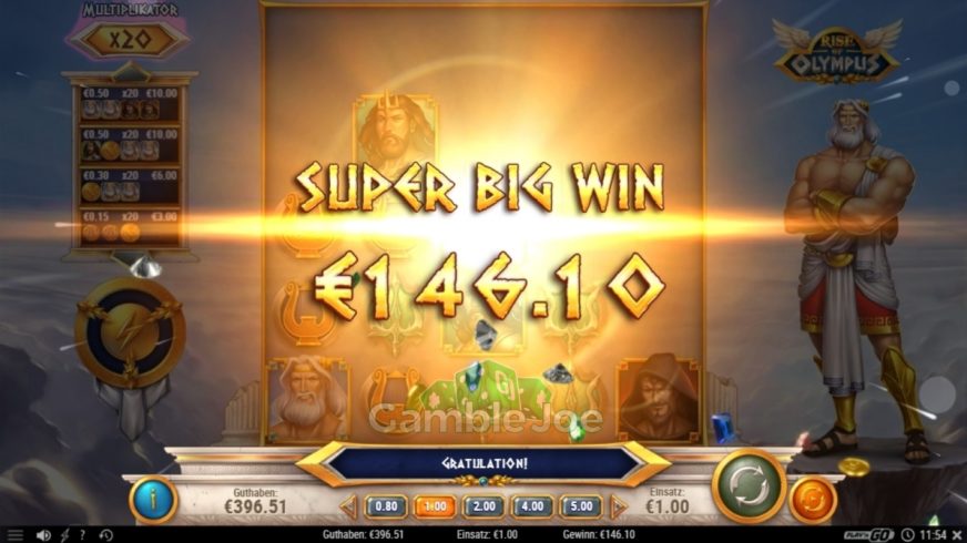 Rise Of Olympus slot screen 5