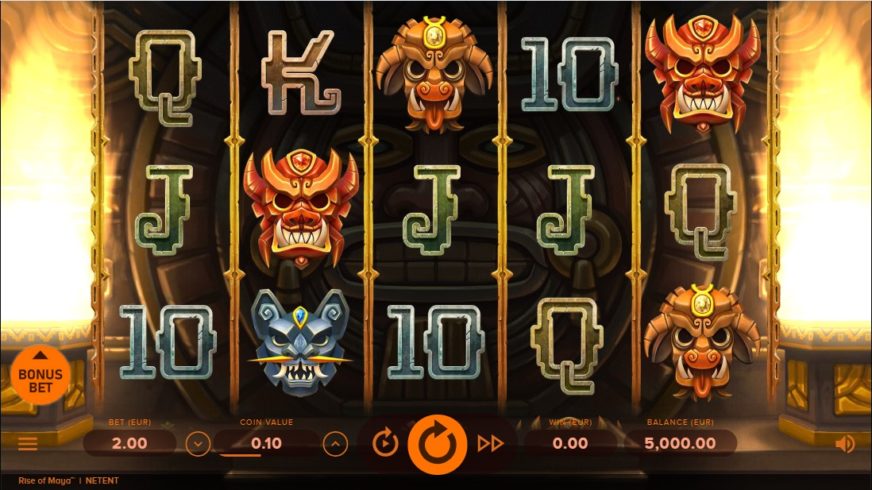 Rise of Maya slot screen 1
