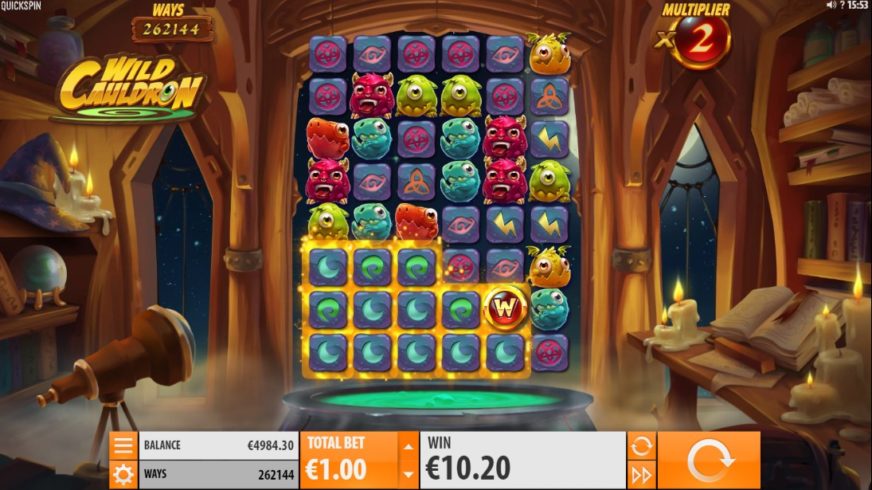 Wild Cauldron slot screen 3