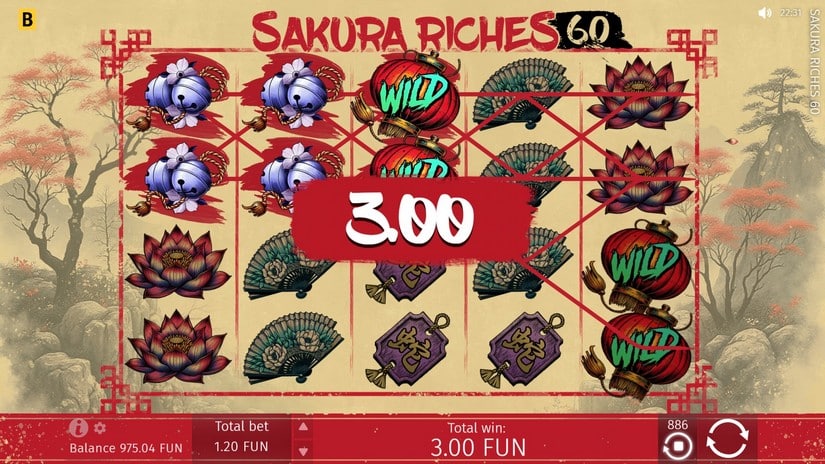 Sakura Riches 60 slot screen 4