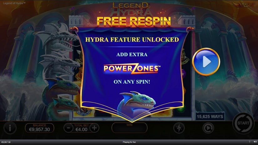 Legend of Hydra slot screen 4