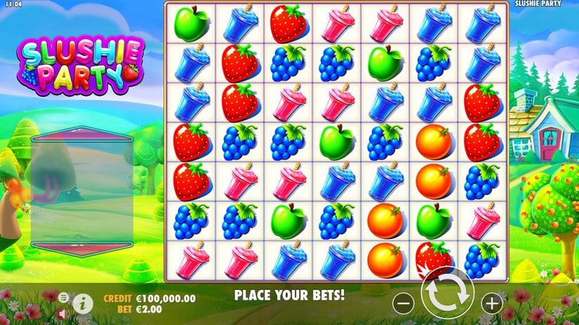 Slushie Party slot screen 1