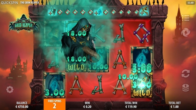 The Grim Reaper slot screen 5
