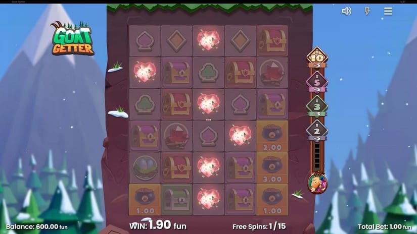 Goat Getter slot screen 5