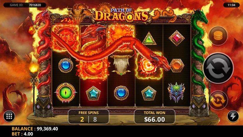 Path of Dragons slot screen 6
