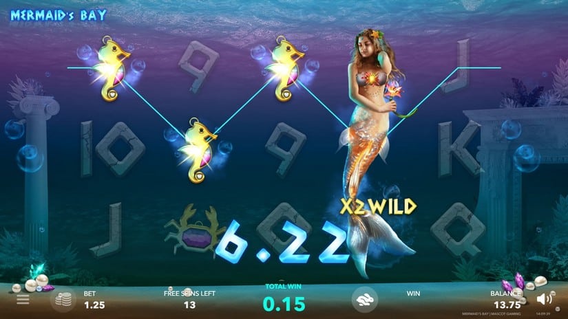 Mermaid’s Bay slot screen 3