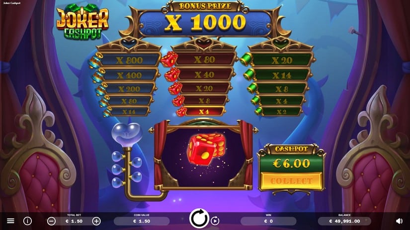 Joker Cashpot slot screen 3