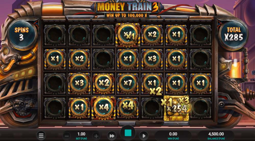 Play free Money Train 3 slot