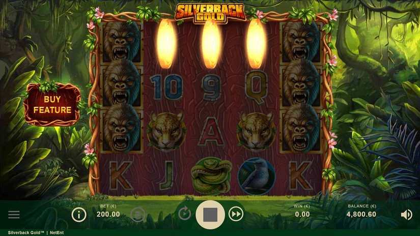 Silverback Gold slot screen 4