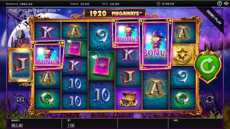 The Pig Wizard Megaways slot screen 5