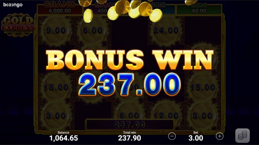 Gold Express Hold and Win slot screen 5