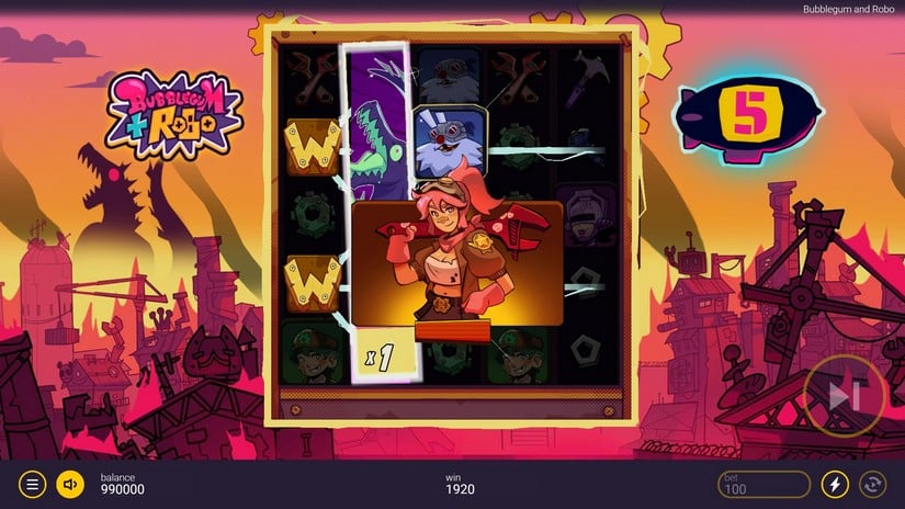 Bubblegum and Robo slot screen 5