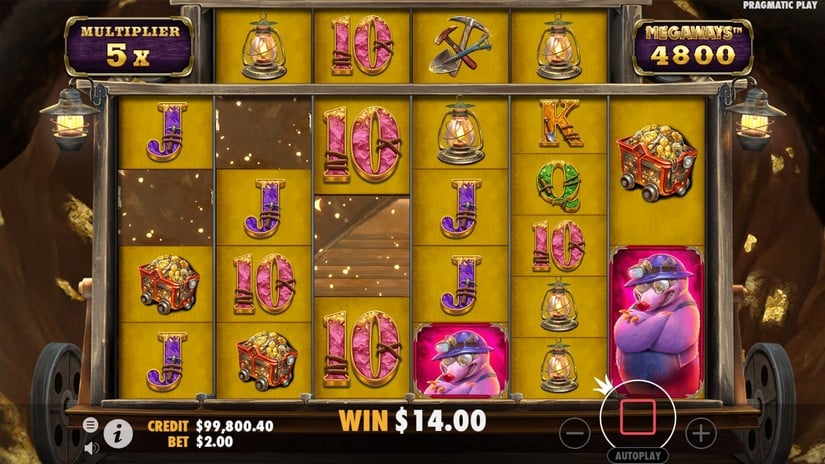 Old Gold Miner Megaways slot screen 6