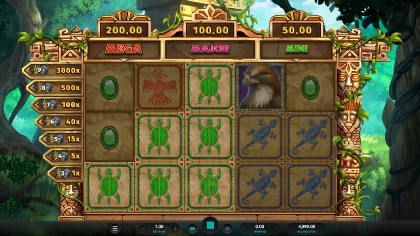 Masked Treasures slot screen 4