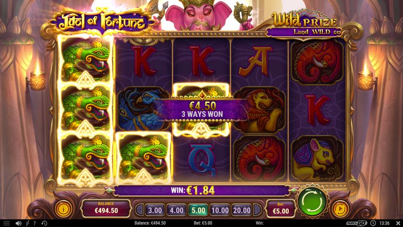 Idol of Fortune slot screen 3