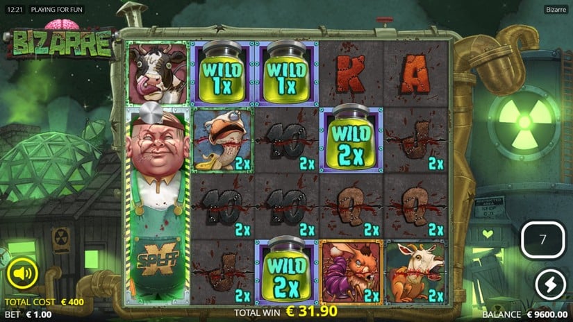 Bizarre slot screen 5