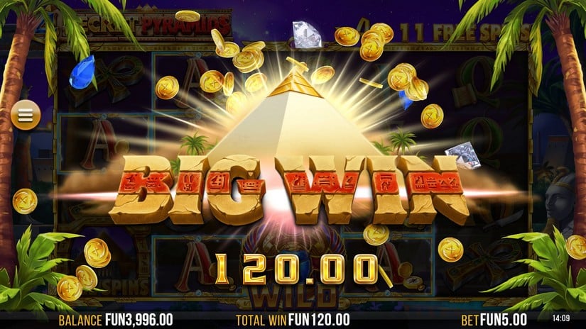 4 Secret Pyramids slot screen 6