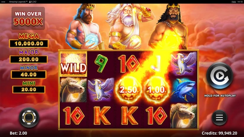Amazing Legends slot screen 4