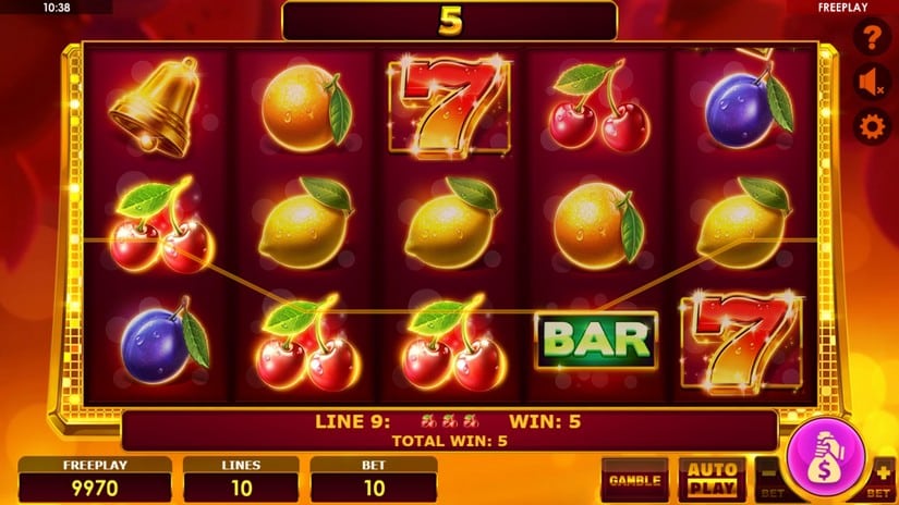 Book of Fruits 10 slot screen 4