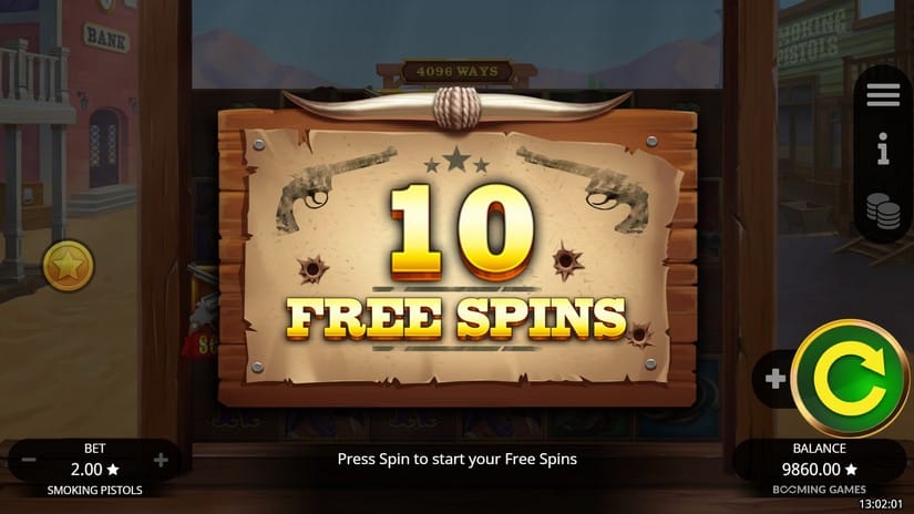 Smoking Pistols slot screen 3