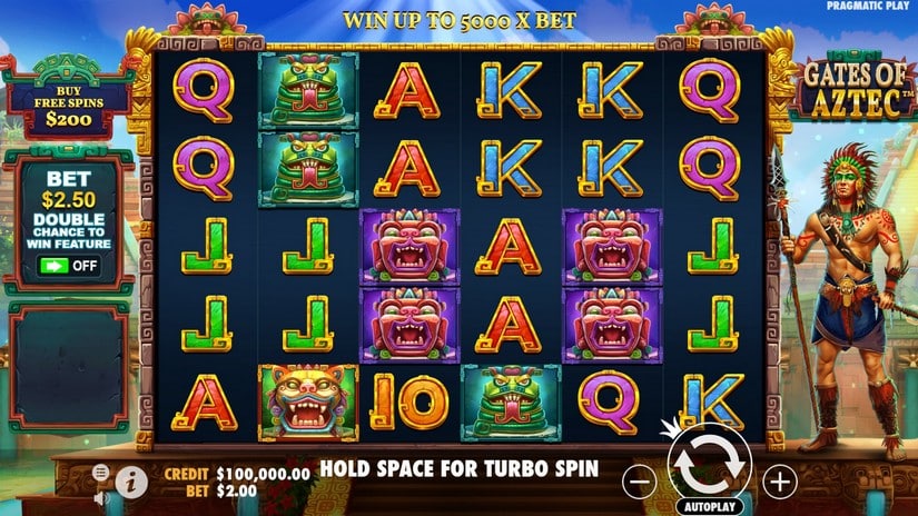 Gates of Aztec slot screen 1