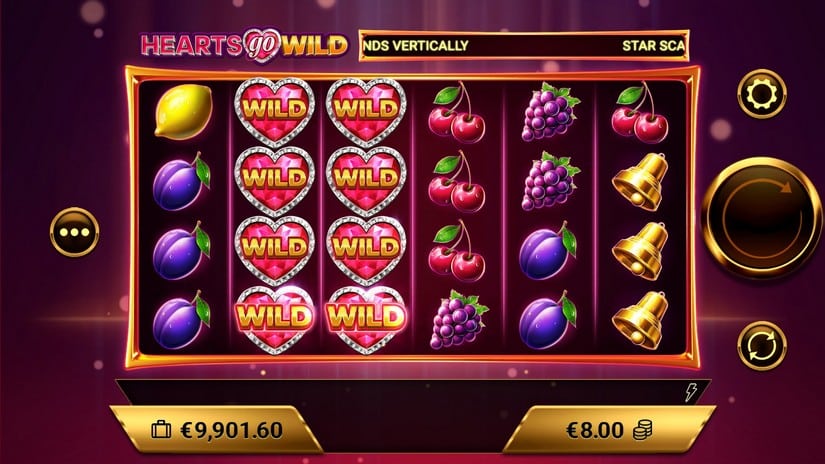 Hearts go Wild slot screen 4