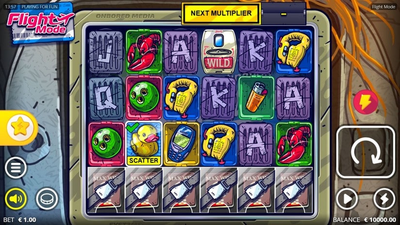 Flight Mode slot screen 1